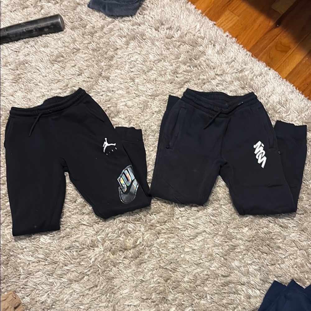 Kids Black Jogger Pants